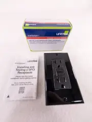 Leviton GFTR2-E SmarTest Self-Test SmartlockPro Slim GFCI Tamper-Resistant
