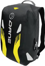 DANE Vive Motorcycle Backpack, black-yellow for Men One Size Black Yellow