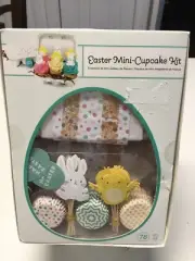American Crafts Easter Mini Cupcake Kit (78 Pieces) Sealed