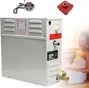 Luxury Steam Generator, Steam Shower Generator Kit, for Bath, Sauna, Spa, Aromatherapy Steam Head, Self-draining System, Led Controller,3.0kw-220V