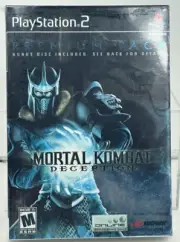 Mortal Kombat Deception Premium Pack Sub-Zero Edition PlayStation 2 Sealed, NIB