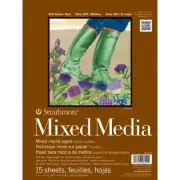 Strathmore Mixed Media Vellum Paper Pad 9"X12"-15 Sheets 62462109
