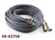 75ft. 2-XLR 3C Male to 2-RCA Male Stereo Audio Cable, CablesOnline XR-A275B