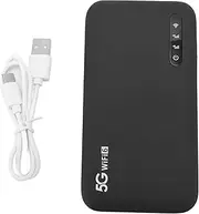 5G Mobile Hotspot, WiFi 6 Portable Router with SIM Card Slot, High Speed 2.77Gbps DL 1.25Gbps UL, Band 5G Travel Router for Home Travel Support 16 Devices Capacity