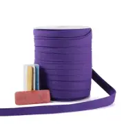 Bias Tape Double Fold 1/2 inch Double Fold Bias Binding Tape 55 Yards (Purple)