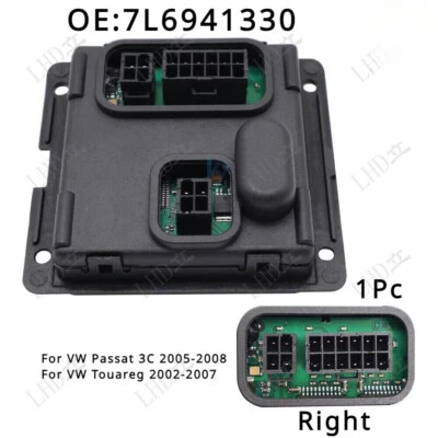 Right AFS Control Module Headlight Steering 7L6941330 For VW Passat 3C 2005-08.