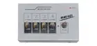Compact Mono Mixer 4 Channel Mini Microphone Master Control 9-12V DC plugpack