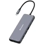 Verbatim 14-port USB-C Hub Grey