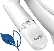 Ultra-Slim Bidet Attachment for Toilet Dual Nozzles Feminine & Rear Wash Bidet Toilet Seat Attachment Non Electric Self Cleaning Fresh Cold Water Toilet Bidets Spray Jet Easy Install (Silver)