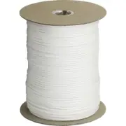 Marbles Parachute Cord White Nylon Construction Rated For 550 Lbs 1000 Ft 1010S