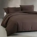 Calvin Klein Washed Percale Cotton 3 Piece Comforter Set, King