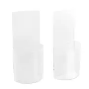 2 Pcs Remote Control Storage Box Self Adhesive Stand for Wall Mounted Holder