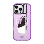 iPhone 16 Pro Max Impact Ring Stand Case MagSafe Compatible Very busy doing nothing by Moonaries illo
