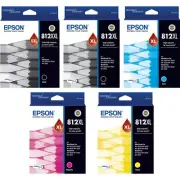 GENUINE Epson 812XL 812XXL High Capacity Ink Cartridge Toner Value Pack Option