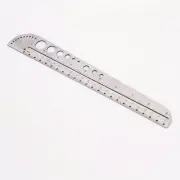 Multifunctional Stainless Steel Profiled Ruler Protractor Compass 201 Stainless Steel Precision Measuring Tool for Desig
