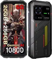 HOTWAV Hyper 7 Rugged Phone 5G(2025), 10800mAh 33W, Camping Light, 64MP + 32MP, 20GB + 256GB/2TB Android 14 Waterproof Smartphone, 6.6" FHD + 120Hz 2K, Fingerprint/Face ID, OTG NFC GPS IP68&IP69k