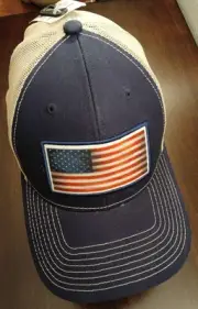 USA American PROUD Flag Men's Cap Hat Snapback Mesh #670