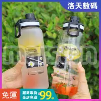 在飛比找蝦皮購物優惠-ins韓國 新升級1000ML 大容量玻璃水壺 透明玻璃杯 