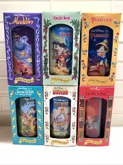 Burger King Walt Disney 1994 Collector Series 6 Cups Glasses Coca Cola