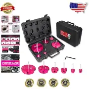 6-Piece Pipe Reamer Set with Carbide Inserts for PVC, CPVC & ABS Fittings