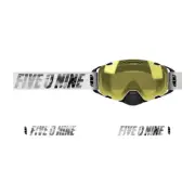 509 Aviator 2.0 Magnetic Snow Goggle - Whiteout (Yellow Tint (Polarized))