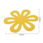 6PCS Flower-Shaped Pots Pans Separator Scratchproof Protectors For Table _cu