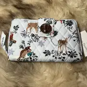 NWT Vera Bradley RFID Turnlock Wallet - Merry Mischief Snow Day Pattern