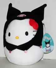 Squishmallows: Hello Kitty in Kuromi Hoodie 8" Plush Toy New With Tag