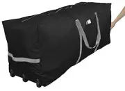 Rolling Christmas Tree Storage Bag, Fits Up to 9 Ft Tall Disassembled Trees,
