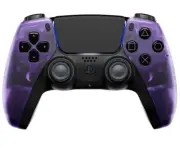 ModdedZone CLEAR PURPLE Custom UN-Modded Controller Unique Design for PS5 OEM