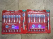 New ! 2 X 8PK Colgate 360 Optic White Toothbrush Soft