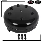 For Air Ride Suspension Or Train Horn 4 Gallon Steel Pancake Air Tank 8 Ports