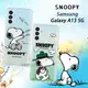 史努比/SNOOPY 正版授權 三星 Samsung Galaxy A13 5G 漸層彩繪空壓手機殼