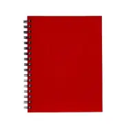 NOTEBOOK SPIRAX 511 A5 H/C RED