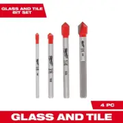 Milwaukee Glass and Tile Drill Bits, 4-Pc. Set, Model# 48-20-8988