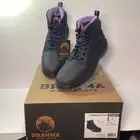 Brahma Combustion Work Boots Women's Size 6 Steel Toe Black Lace Up New W Tags