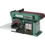 Grizzly Industrial Power Tools 6 " Horizontal/Vertical Belt Sander + Disc Green