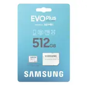 Samsung512GB Micro SDXC EVO Plus Gen2 Memory Card