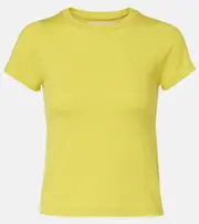[Extreme Cashmere] Extreme Cashmere N°292 America cotton and cashmere T-shirt One Size yellow