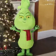 Dr Suess 4' Animated Grinch Christmas Animatronic Indoor Sings You're a Mean One