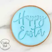 Happy Easter Fondant Cookie Embosser Stamp Impression