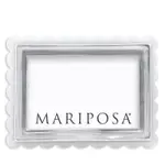 Mariposa Acrylic Scallop Picture Frame, 4 x 6