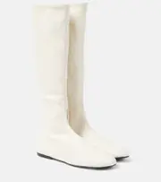 [CO] CO Leather knee-high boots AU 5 white