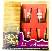 Drink Tower Drinking Game 4 Players 21+ New In Box