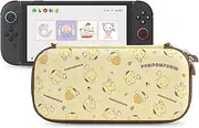 Kuitmor Carrying Case Compatible with Switch 2 (2025) 7.9 Inch, Hard-Shell Slim Travel Case with 12 Game Card Slots for Switch 2 Console and Accessories, Candy Party (Yellow)
