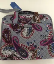 Vera Bradley NWT Iconic Hanging Travel Organizer HERITAGE PAISLEY Gray/Purple