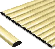 STICKGOO 10-Pack Peel and Stick Trim for Backsplash Tile Edge, 12" Tile Edge Trim Self-Adhesive Liner for Corner Decor in Gold