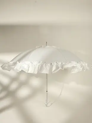 浮羽洋傘歐式復古傘攝影拍照拱形公主傘直桿宮廷風蕾絲長柄彎柄傘