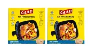 400 ct Glad Air Fryer Liners 9”x9” fit round &square fryer food-grade material