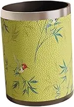 Leefasy Trash Can Wastebasket Garbage Bin Stylish Decorative Rubbish Bin Waste Bin for Office Living Room Bedroom Toilet Indoor, Style B